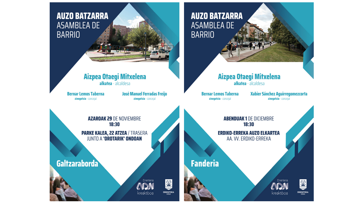 La semana que viene tendrán lugar las asambleas de barrio de Galtzaraborda y Fanderia