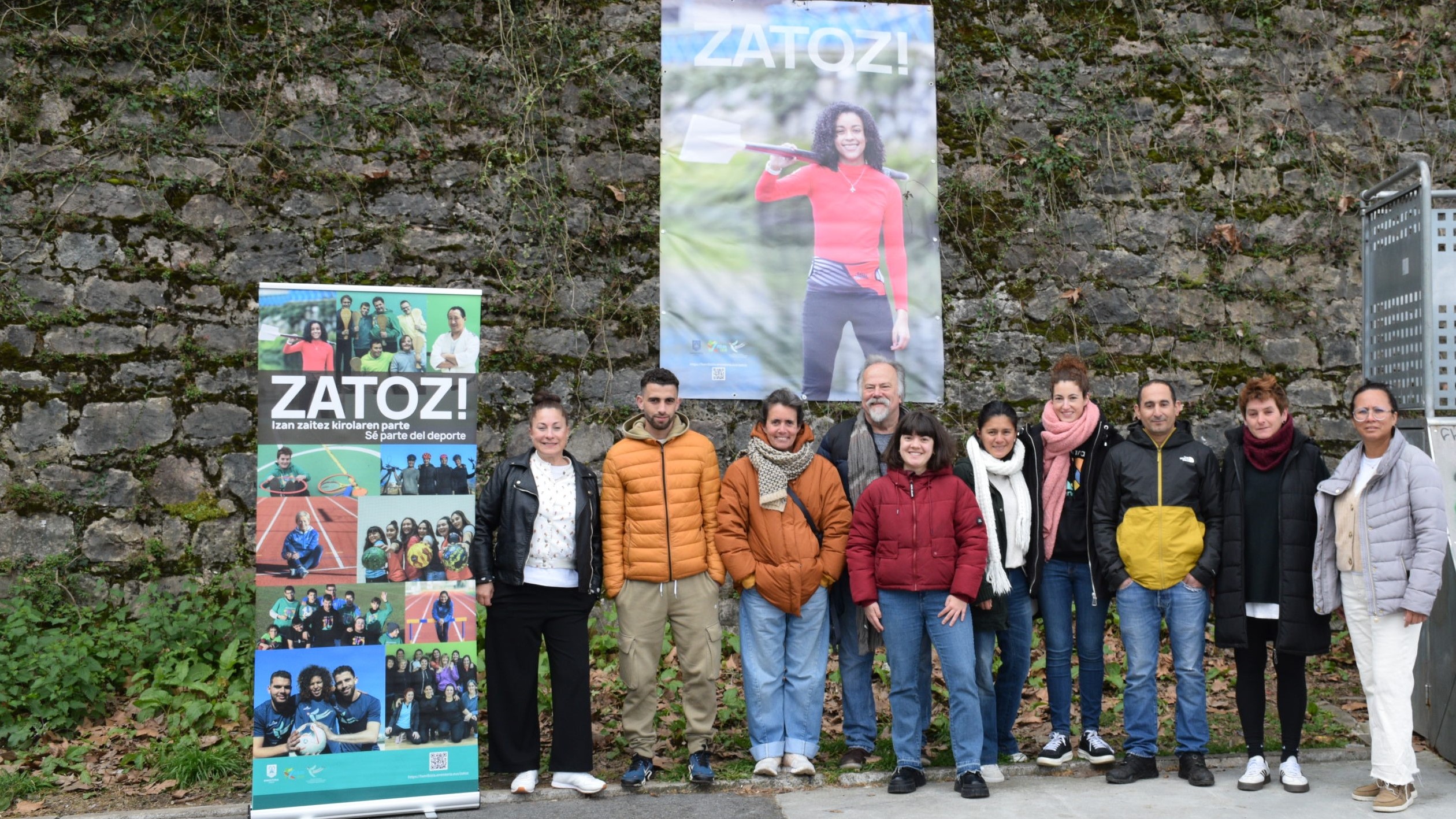 El Ayuntamiento presenta la campaña ‘Zatoz!’, que apuesta  por la inclusión en el mundo del deporte