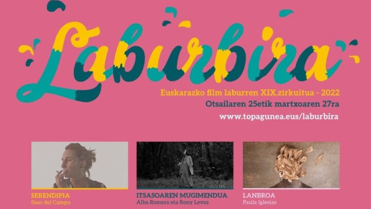 El 24 de marzo el circuito itinerante de cortometrajes en euskera Laburbira llegará a Errenteria