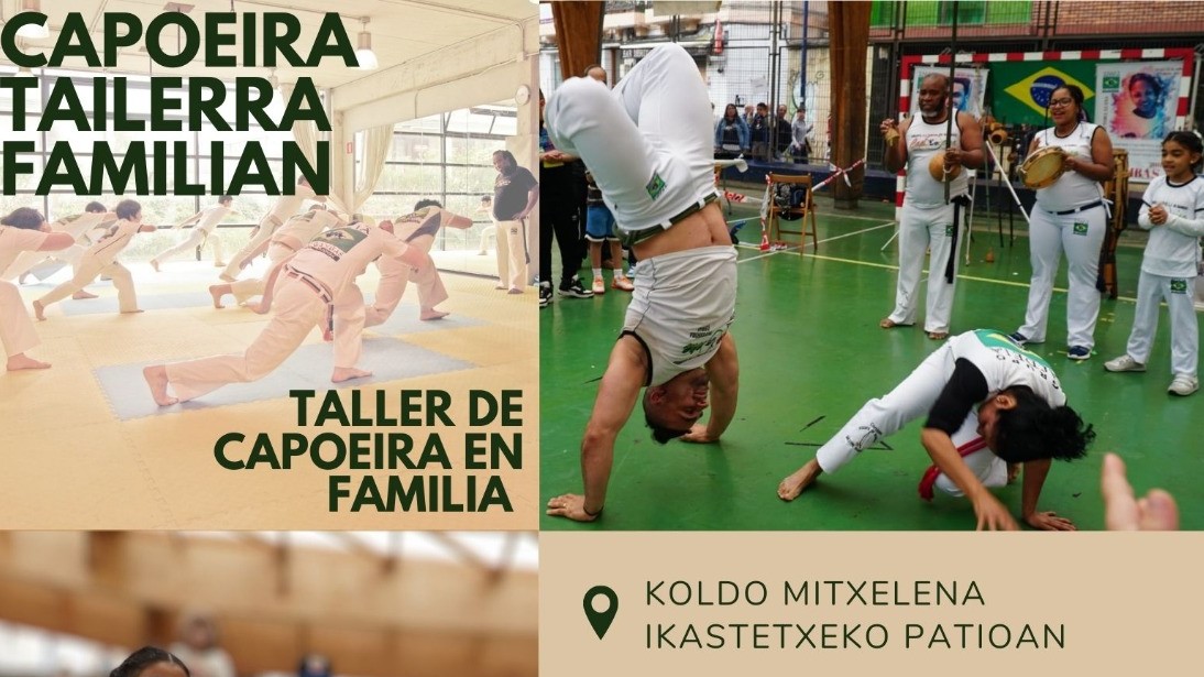 Familientzako Capoeira tailer irekia antolatu dute ostiralean Familia Laguna programaren baitan